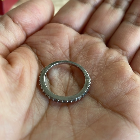 Silver rose ring 2 piece - Picture 5 of 8